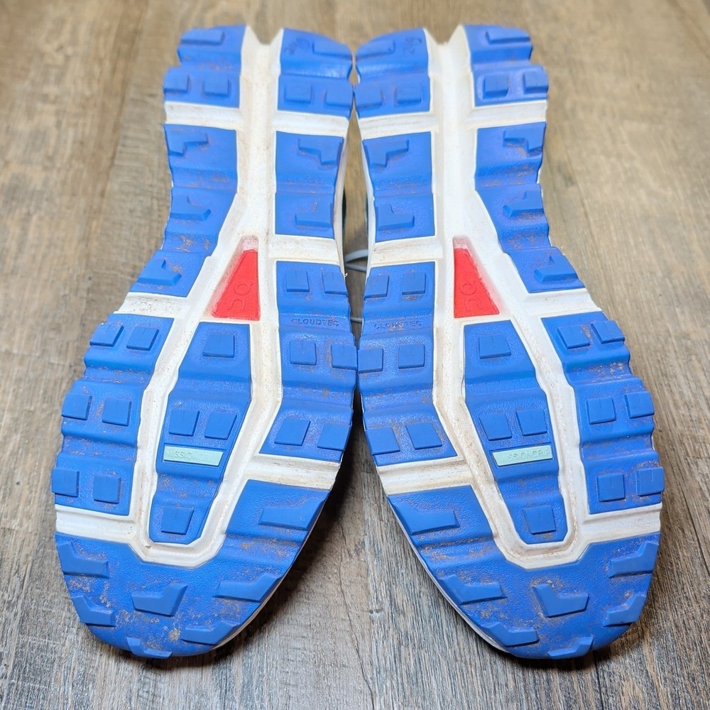 On Cloud Mens Size 12 Frost Ink Cloudvista Trail Hiking Sneakers Athleisure - Picture 12 of 13